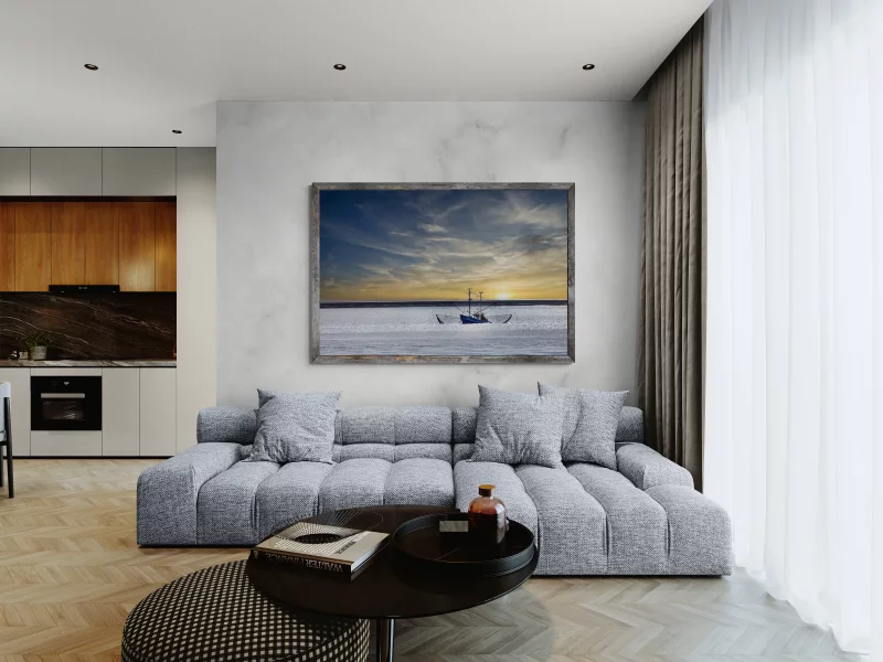 Fangfahrt blauer Himmel