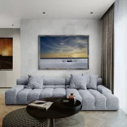 Fangfahrt blauer Himmel