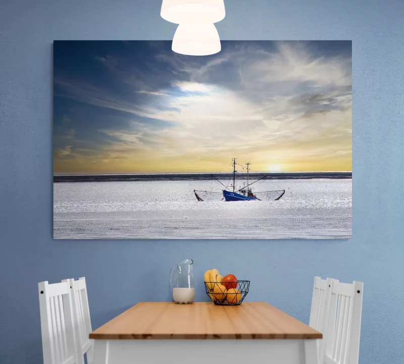 Fangfahrt blauer Himmel