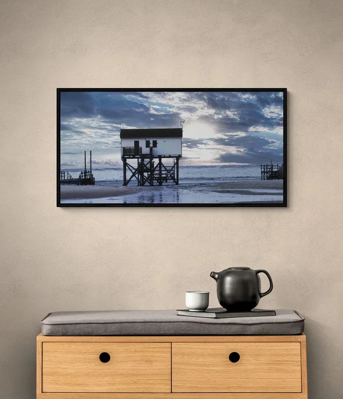 Flut kommt St. Peter Ording