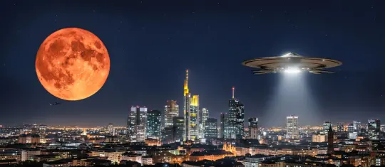 Skyline Frankfurt und Orion