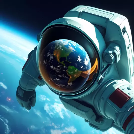 Astronaut Erde