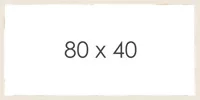 80 x 40 cm pan