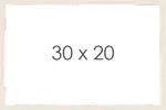 30 x 20 cm quer