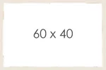60 x 40 cm quer
